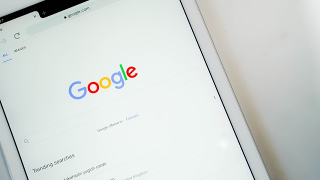someone searching on Google